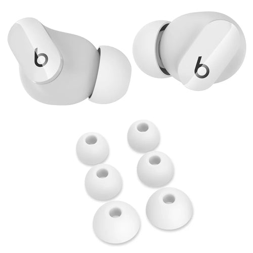 AHASTYLE WG150 3 Pairs Silicone Ear Tips For Beats Studio Buds / Studio Buds + / Fit Pro , Replacement Earphone Caps, Size: S + M + L - White - 1