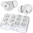 AHASTYLE WG150 6 Pairs Silicone Ear Tips For Beats Studio Buds / Studio Buds + / Fit Pro , Replacement Earphone Caps, Size: S + M + L - White - 1
