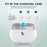 AHASTYLE WG150 6 Pairs Silicone Ear Tips For Beats Studio Buds / Studio Buds + / Fit Pro , Replacement Earphone Caps, Size: S + M + L - White - 5