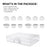 AHASTYLE WG150 6 Pairs Silicone Ear Tips For Beats Studio Buds / Studio Buds + / Fit Pro , Replacement Earphone Caps, Size: S + M + L - White - 7
