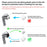 AHASTYLE DD09 6 Pairs For Samsung Galaxy Buds3 Pro Silicone Ear Tips Replacement Earphone Caps, Size: S + M + L - White - 5