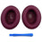 For Bose QuietComfort Ultra Protein Leather Headphone Ear Cushions with Mini Crowbar - Wine Red - 1