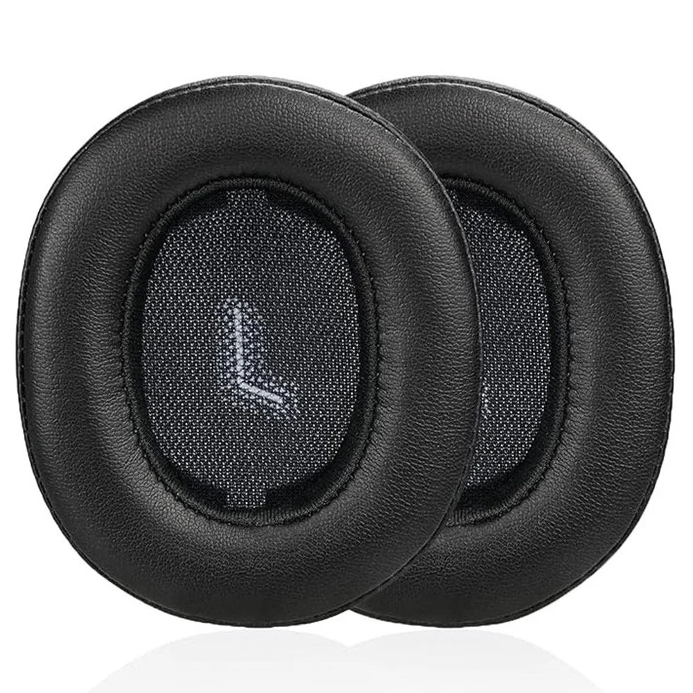 For JBL E55BT Quincy Headphones Ear Pads 2pcs Replacement Cushions Full-Ear Coverage - Black - 1