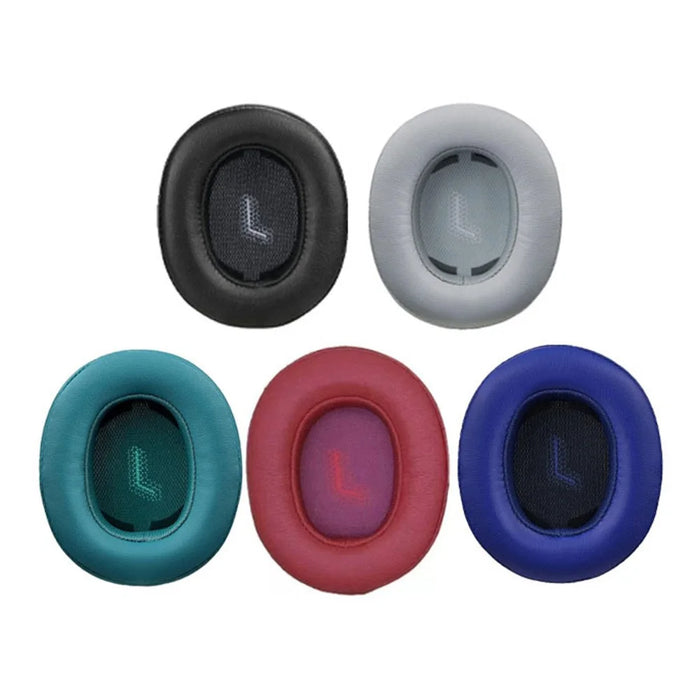 For JBL E55BT Quincy Headphones Ear Pads 2pcs Replacement Cushions Full-Ear Coverage - Black - 3