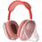 AHASTYLE PT-LC07 1 Pair For AirPods Max TPU Case Full Coverage Transparent Headphone Cover - Transparent Red - 1