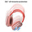 AHASTYLE PT-LC07 1 Pair For AirPods Max TPU Case Full Coverage Transparent Headphone Cover - Transparent Red - 5