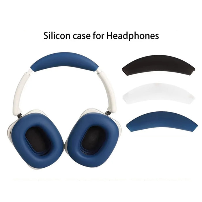 For Nothing Headphone (1) Headset Silicone Protective Case Set 2Pcs Earpad Cushion Cover + Headband Sleeve - Dark Blue - 7