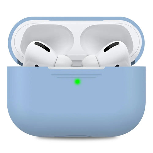 AHASTYLE PT-P3 For AirPods Pro Silicone Case Earphone Anti-Drop Protective Cover - Baby Blue - 1
