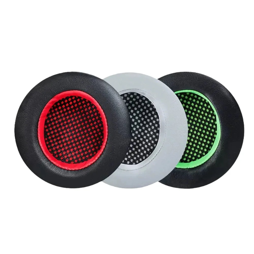 For Edifier HECATE G4 Headphones Protein Leather Ear Pads and Headband Cushion Noise Isolation - Black  /  Red - 3