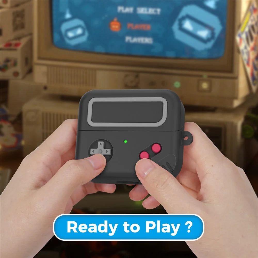 AHASTYLE JY19 For Samsung Galaxy Buds3 Pro / Buds3 Silicone Case Precise Cutouts Anti Drop Earphone Cover - Black - 3