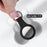 AHASTYLE WG38 For Apple AirTag TPU Protective Case Matte Finish Cover with Ring - Black - 4