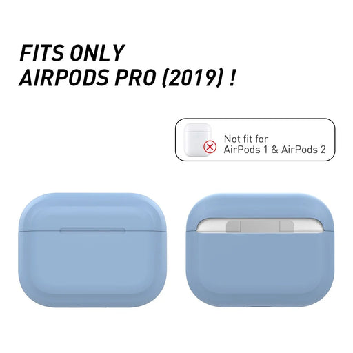 AHASTYLE PT-P2S Silicone Case for AirPods with Wireless Charging Case (2019) / AirPods with Charging Case (2019) / (2016) Separable Cover - Blue - 2