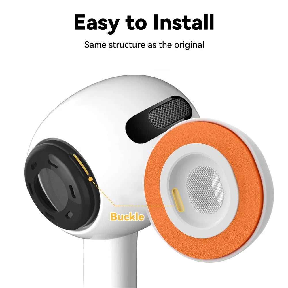 AHASTYLE WG181 3 Pairs For Apple AirPods Pro / Pro 2 Replacement Ear Tips Silicone Memory Foam Earbuds Caps - S + M + L - 5