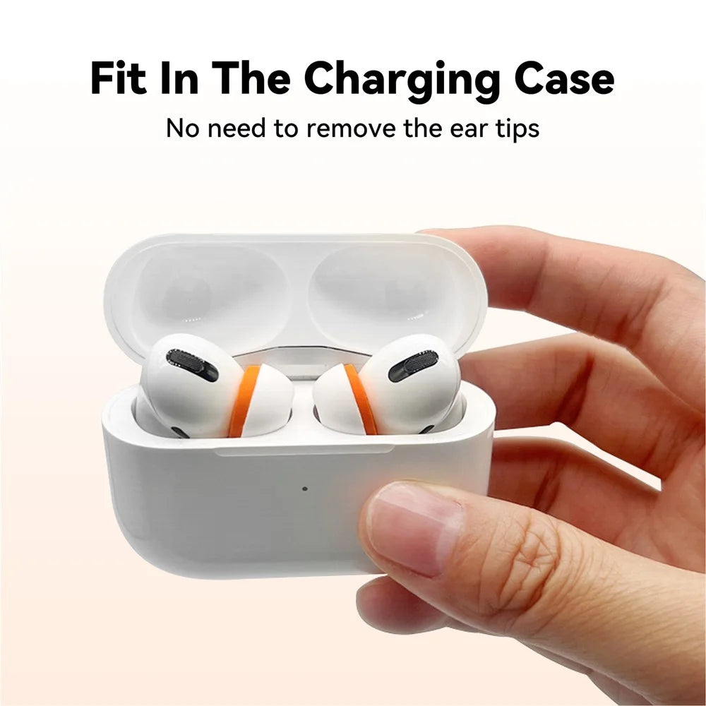 AHASTYLE WG181 3 Pairs For Apple AirPods Pro / Pro 2 Replacement Ear Tips Silicone Memory Foam Earbuds Caps - S + M + L - 7