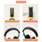Silicone Headband For Beats Solo3 Headphones Protective Cushion Cover - Black - 5