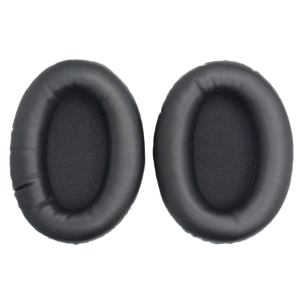 1 Pair JZF-173 Replacement Ear Cushion Pads for Kingston HSCD KHX-HSCP HyperX Cloud II - Black/Protein Leather - 1