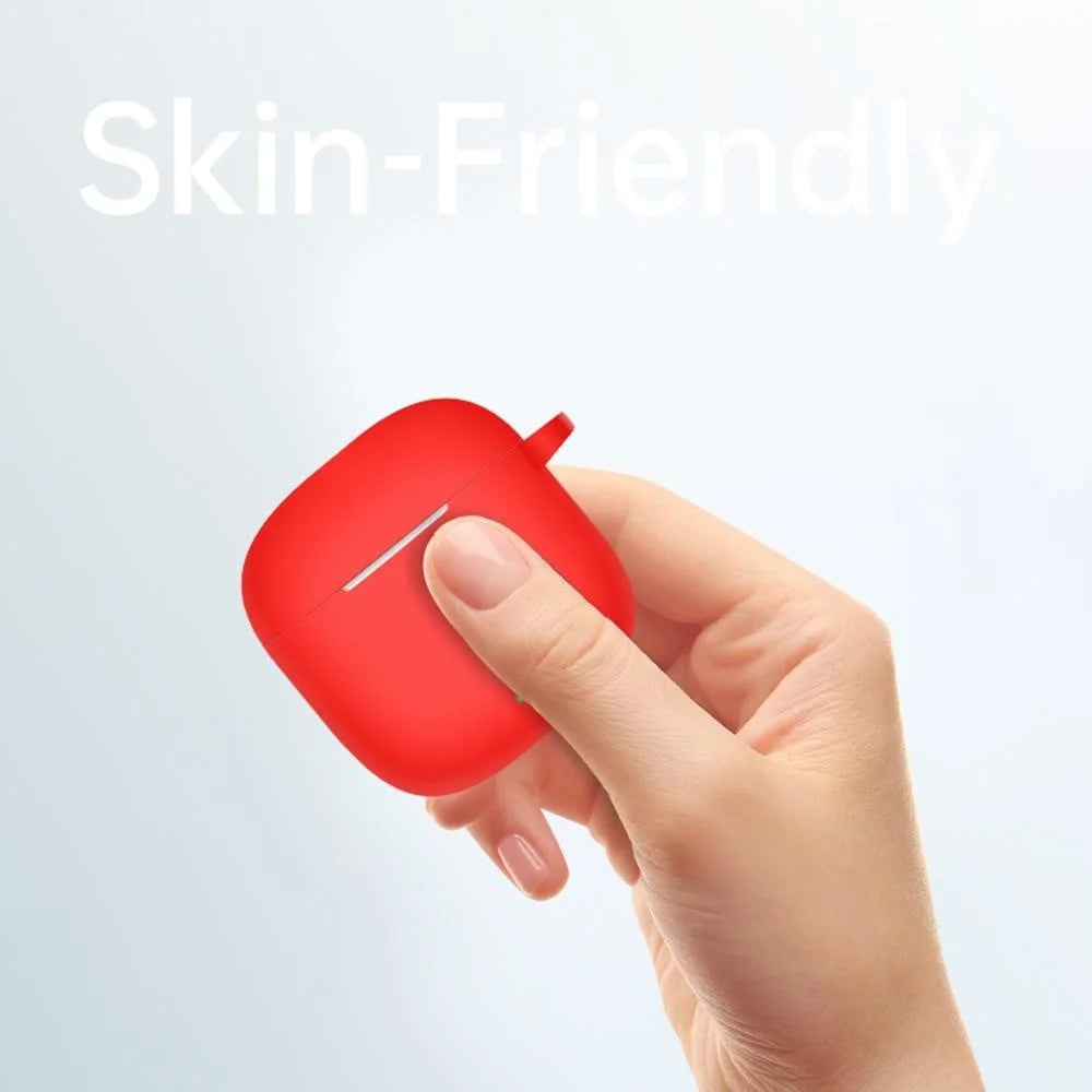 For Huawei FreeBuds SE 3 Protective Case Bluetooth-Compatible Earphone Silicone Cover with Hook - Red - 6