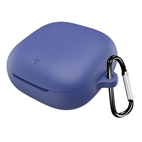 For Anker Soundcore Liberty 5 Protective Case Bluetooth-Compatible Earphone Silicone Cover with Hook - Dark Blue - 1