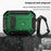 For AirPods Pro 3 TPU + PC Earphone Protective Case Earbud Charging Box Drop-Proof Cover with Carabiner - Red - 3