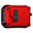 For AirPods Pro 3 Case TPU + PC Earbuds Protective Cover with Carabiner - Red - 1