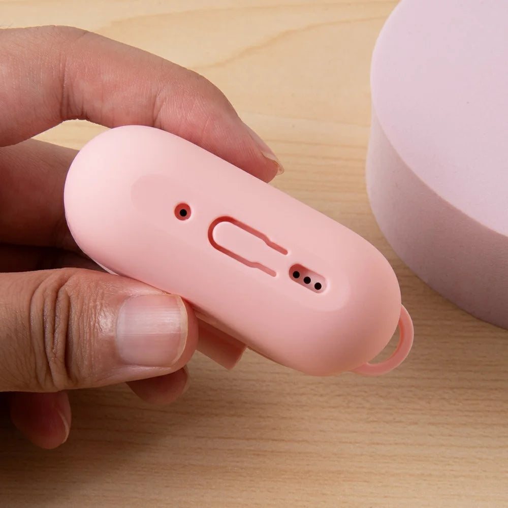 For AirPods Pro 3 Silicone Case with Carabiner Ultra Thin 1.3mm Earphone Protective Cover - Sky Blue - 5