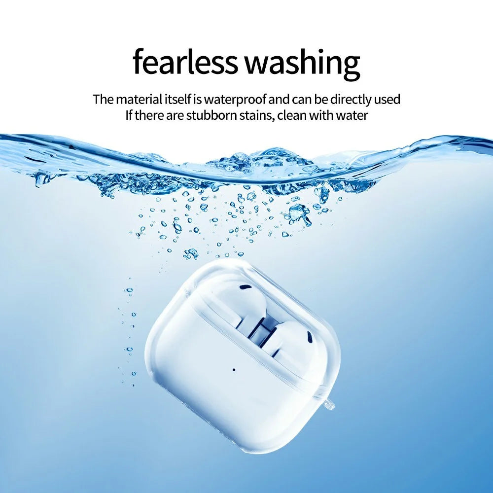 For Samsung Galaxy Buds3 FE Earphone Case Transparent PC Earbuds Protective Cover - 3