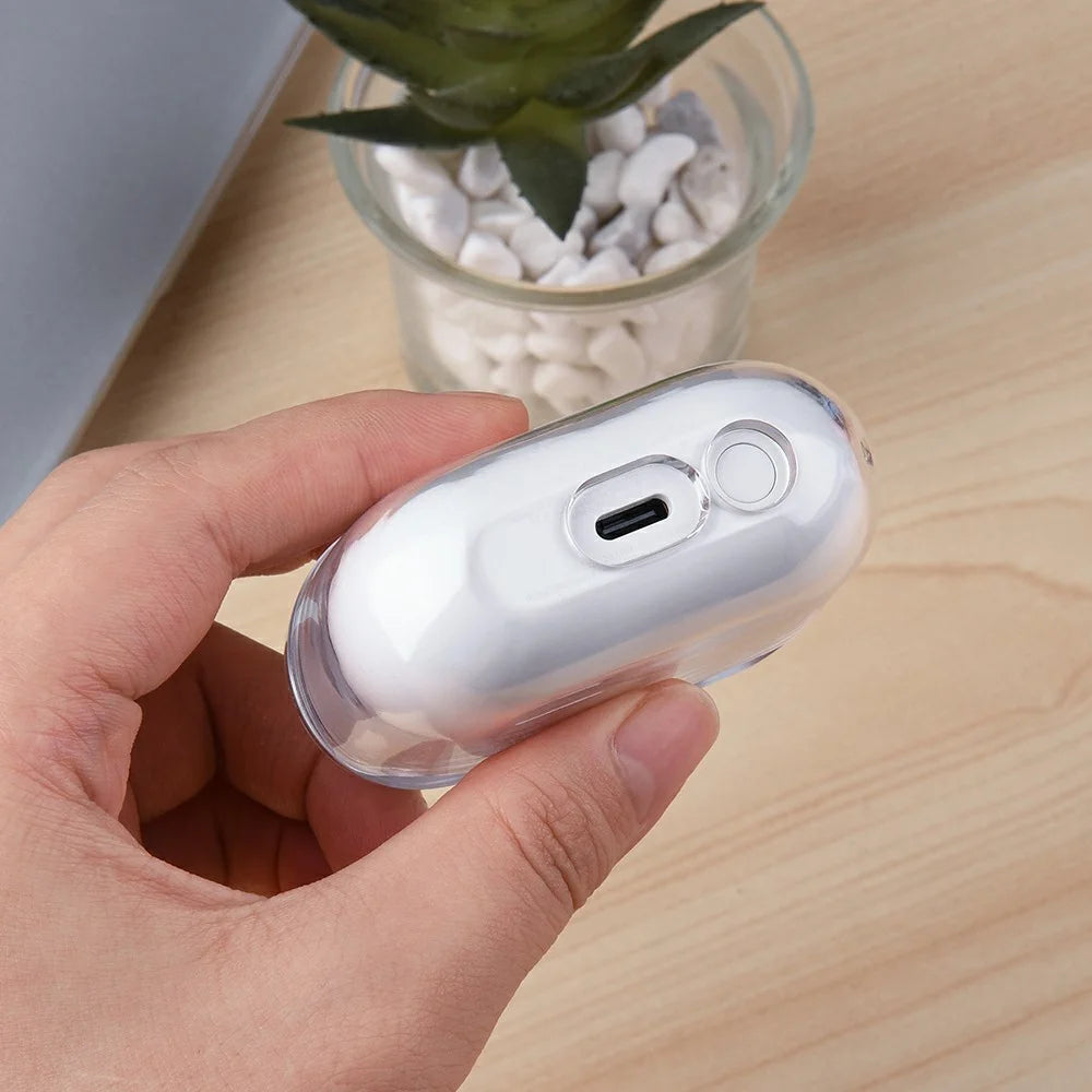 For Samsung Galaxy Buds3 FE Earphone Case Transparent PC Earbuds Protective Cover - 4