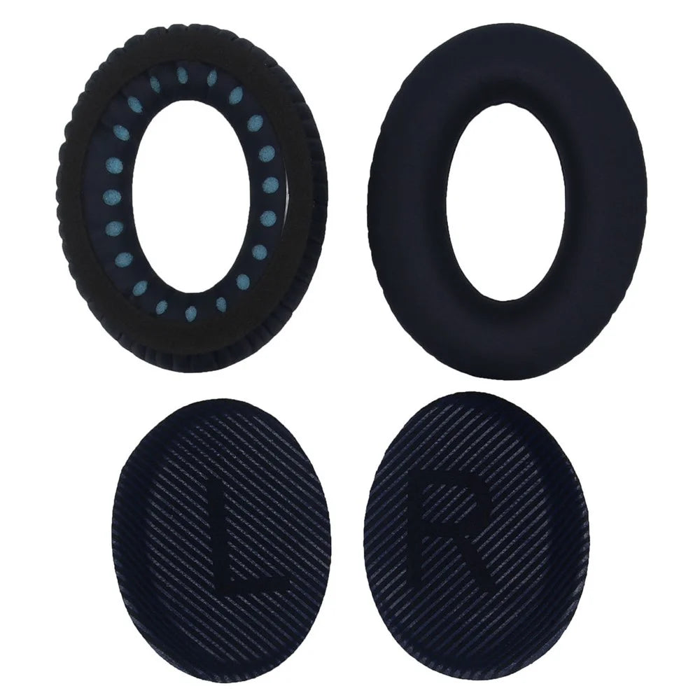 JZF-236 1Pair Replacement Earpads for Bose QuietComfort 15 / 25 / 2 / 35 / AE2 / AE2i / AE2w / SoundTrue / SoundLink Around Ear Protein Leather Foam Cushions - 1
