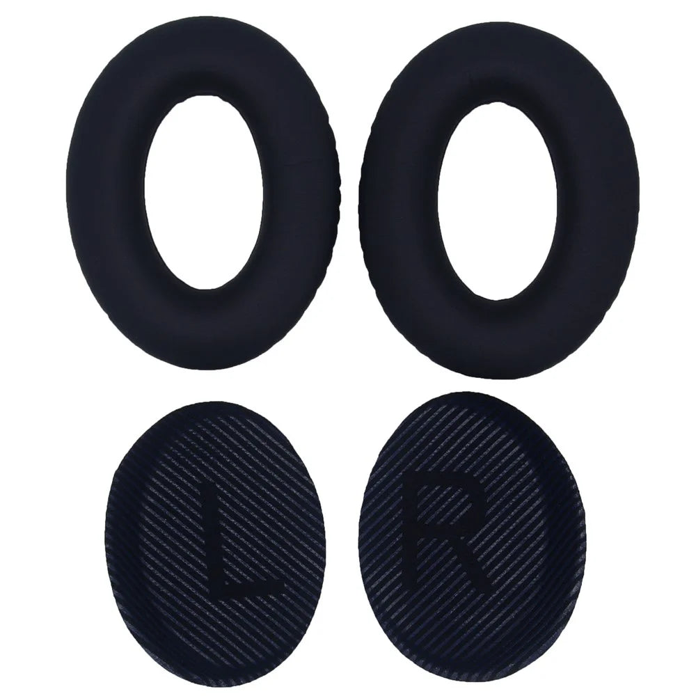 JZF-236 1Pair Replacement Earpads for Bose QuietComfort 15 / 25 / 2 / 35 / AE2 / AE2i / AE2w / SoundTrue / SoundLink Around Ear Protein Leather Foam Cushions - 2