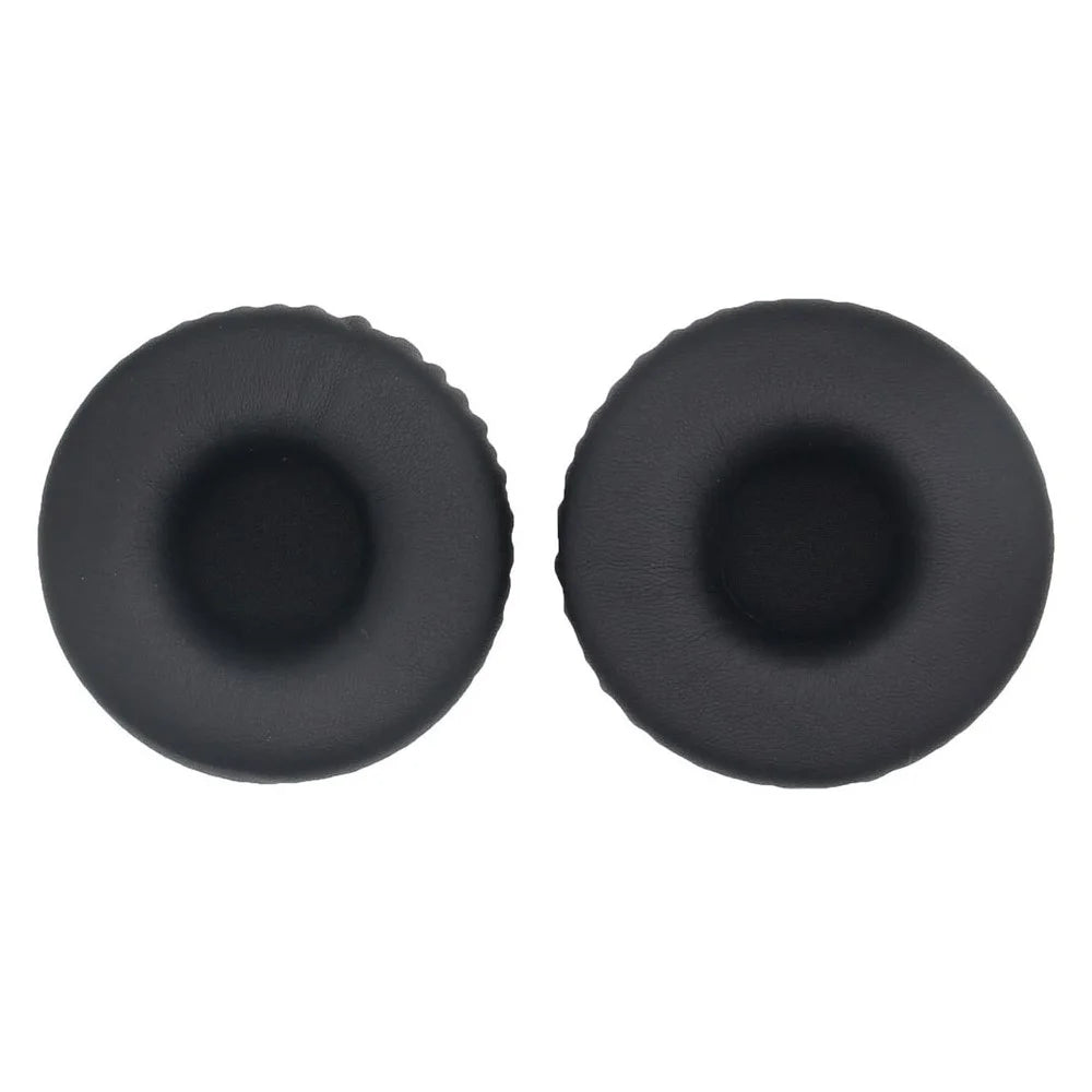 1 Pair JZF-184 Protein Leather Ear Cushion Headphones Ear Pads Replacement for Sony MDR-XB650BT / MDR-XB650 - Black - 1