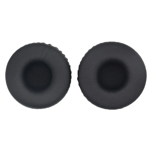 1 Pair JZF-184 Protein Leather Ear Cushion Headphones Ear Pads Replacement for Sony MDR-XB650BT / MDR-XB650 - Black - 1