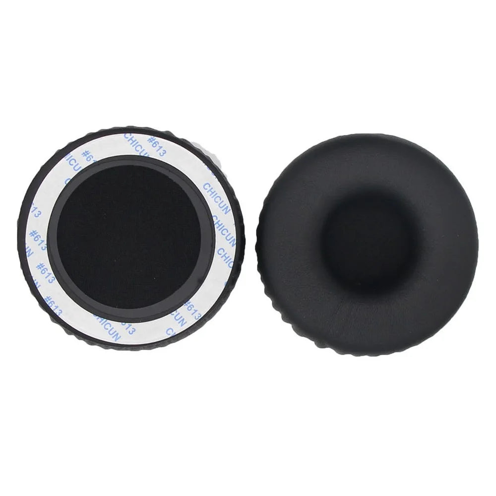 1 Pair JZF-184 Protein Leather Ear Cushion Headphones Ear Pads Replacement for Sony MDR-XB650BT / MDR-XB650 - Black - 2
