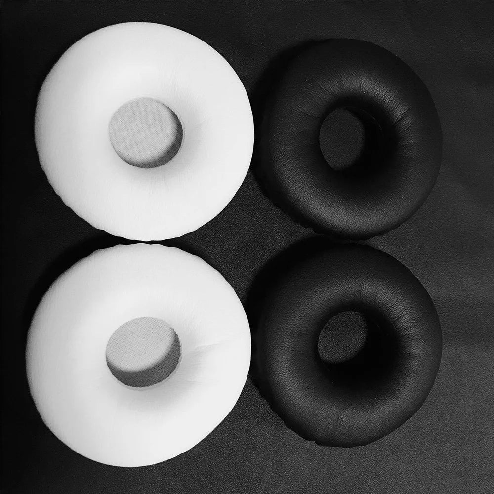 1 Pair JZF-184 Protein Leather Ear Cushion Headphones Ear Pads Replacement for Sony MDR-XB650BT / MDR-XB650 - Black - 7
