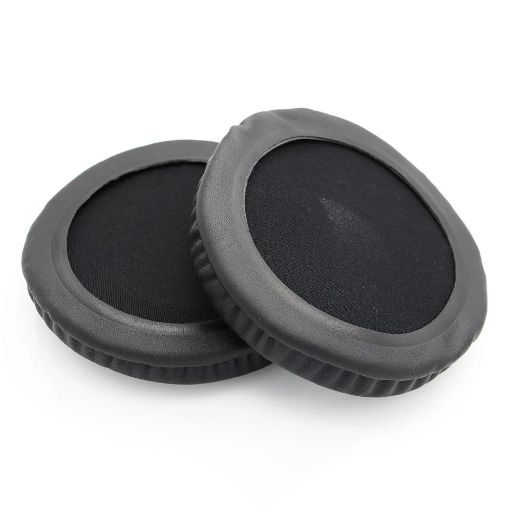 JZF-585 1 Pair Ear Pads for Audio-technica ATH-4900X / AD1000X / AD700X / AD500X Protein Leather Headphone Cushion Earpad - Black - 4