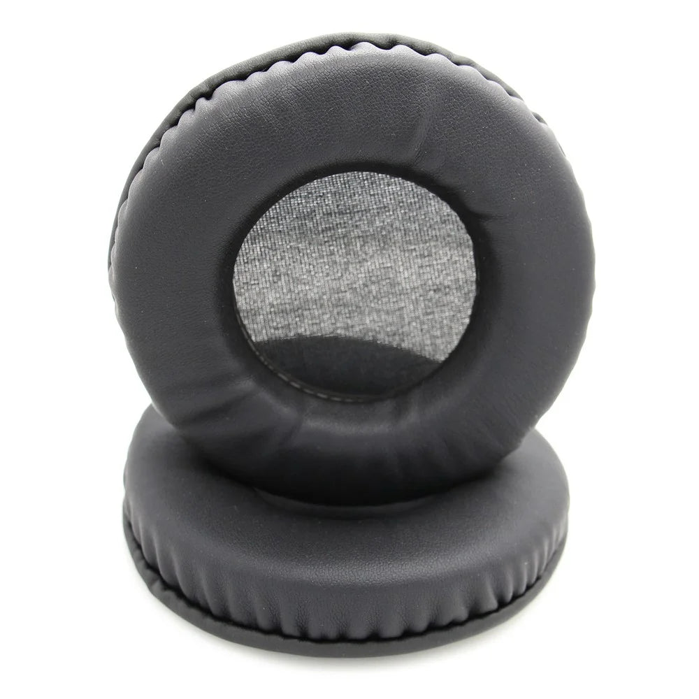 JZF-585 1 Pair Ear Pads for Audio-technica ATH-4900X / AD1000X / AD700X / AD500X Protein Leather Headphone Cushion Earpad - Black - 5