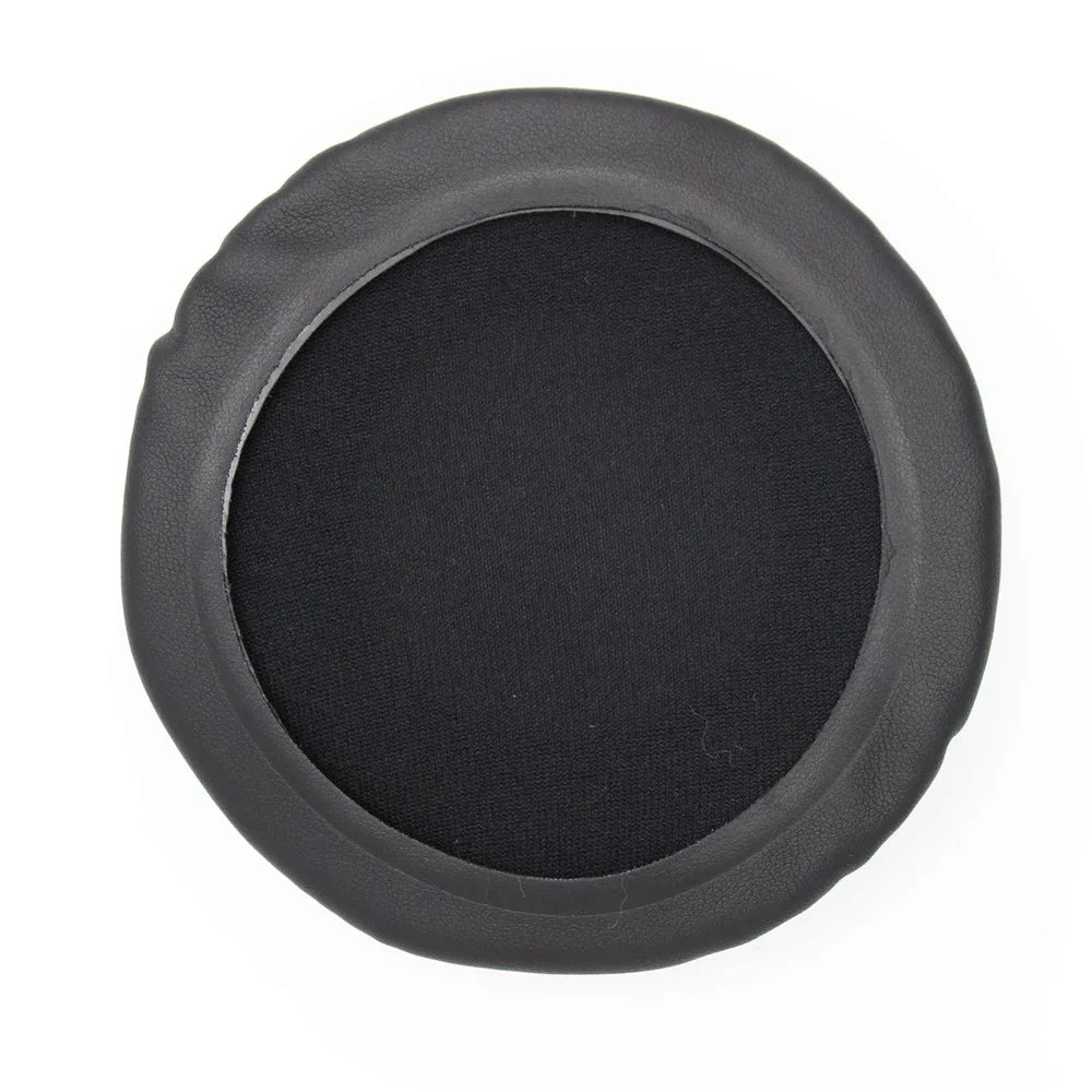 JZF-585 1 Pair Ear Pads for Audio-technica ATH-4900X / AD1000X / AD700X / AD500X Protein Leather Headphone Cushion Earpad - Black - 6