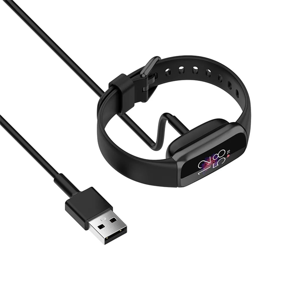 50cm USB Magnetic Smart Watch Charger Charging Cable for Fitbit Luxe/Charge 5 - 2