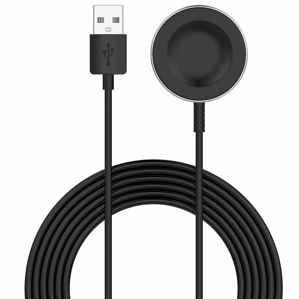 Smart Watch Charger for Huawei Watch GT 6 Pro 46mm / Watch GT 6 / Watch Fit 4 Pro / Fit 4 / Watch 5 46mm / 42mm Metal Shell Magnetic Charging Dock with Integrated Cable - Black - 5