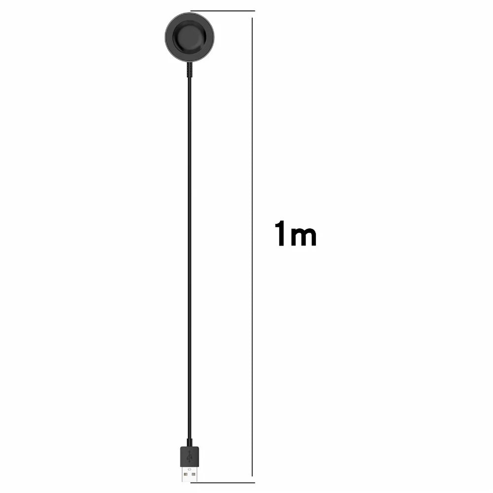 Smart Watch Charger for Huawei Watch GT 6 Pro 46mm / Watch GT 6 / Watch Fit 4 Pro / Fit 4 / Watch 5 46mm / 42mm Metal Shell Magnetic Charging Dock with Integrated Cable - Black - 6