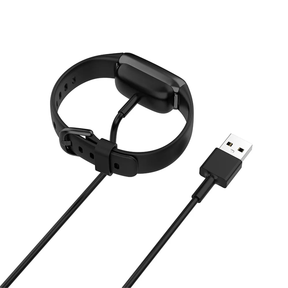 100cm USB Charging Cable Magnetic Watch Charger for Fitbit Luxe / Luxe Special Edition  / Charge 5 / Charge 6 - 5
