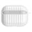 For AirPods Pro 3 Shell Texture Lock Buckle Protective Case PC + TPU Earphone Cover - White - 2
