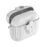 For AirPods Pro 3 Shell Texture Lock Buckle Protective Case PC + TPU Earphone Cover - White - 3