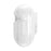 For AirPods Pro 3 Shell Texture Lock Buckle Protective Case PC + TPU Earphone Cover - White - 6