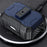 For AirPods Pro 3 TPU + PC Drop Proof Cover One-Click Open Earphone Case with Hook - Blue - 6
