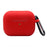 For Apple AirPods Pro 3 Earphone Case Anti Drop Silicone Protective Cover with Dust Plug - Red - 1