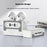 For AirPods Pro 3 Case Retro Cassette Tape Style Earphone Silicone Cover with Hand Strap - Light Grey - 7