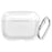 For AirPods Pro 3 Case Clear TPU Shockproof Earphone Protective Cover with Carabiner - 1