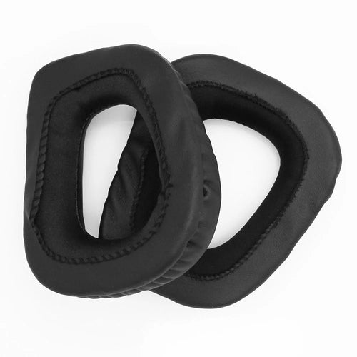 1 Pair DHW-1104 Soft Sponge Replacement Earpads Earmuff Accessories for Logitech G35/G930/G430/F450 Headphone - Black - 1