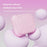 Silicone Case for Samsung Galaxy Buds3 FE / Buds3 Pro / Buds3 Wave Texture Earphone Protective Cover with Carabiner - Pink - 2