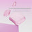 Silicone Case for Samsung Galaxy Buds3 FE / Buds3 Pro / Buds3 Wave Texture Earphone Protective Cover with Carabiner - Pink - 3